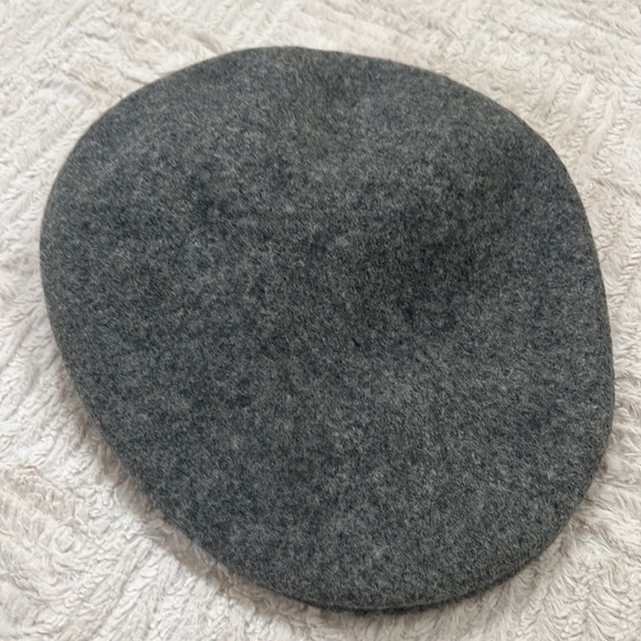 100% wool flat cap hat in charcoal Size L/XL, New with tags - Picture 2 of 16